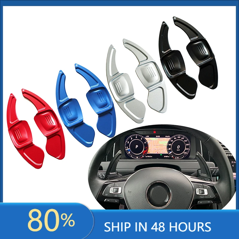 

Эмблемы переключения передач для Volkswagen VW Golf 7 MK7 GOLF 8 MK8 Rline GTI R 2013-2022 Автомобильный руль DSG Расширение переключения передач