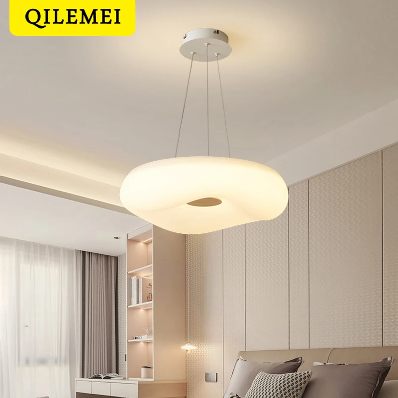 

Restaurant Pendant Light Nordic Minimalist Modern Creative Spherical Chandelier New Study LED Master Bedroom Ceiling Lights