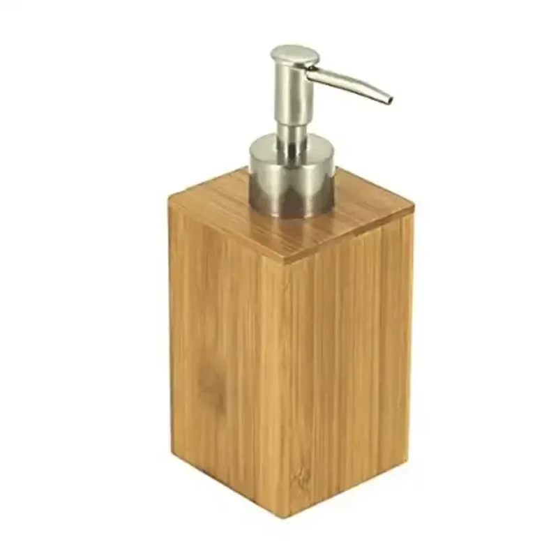

Natural Liquid Soap Dispenser With Glass Refillable Container For Home Or Hotel Shower Gel Lotion Sanitizer Bottle