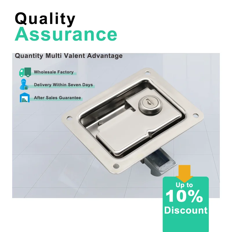 

Industrial Machinery Automation Equipment Vehicle Toolbox Electrical Cabinet 304 Stainless Steel Panel Lock