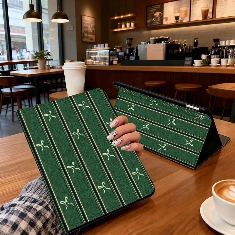 

Retro cute sweet kitten lines For Lenovo Pad Tab Legion Xiaoxin Y900 Y700 K10 M10 P11 3rd Pro GT Plus Gen Cover Tablet Case