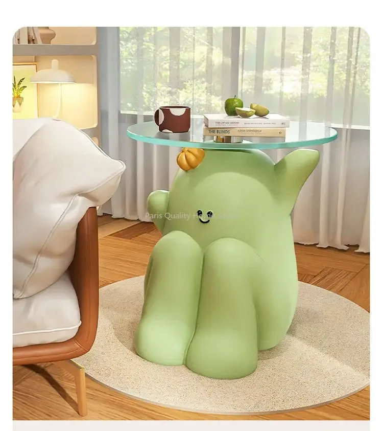 

Large TV Cabinet in Living Room, Quirky Home Decor Creative Cactus Floor Decoration, Cartoon