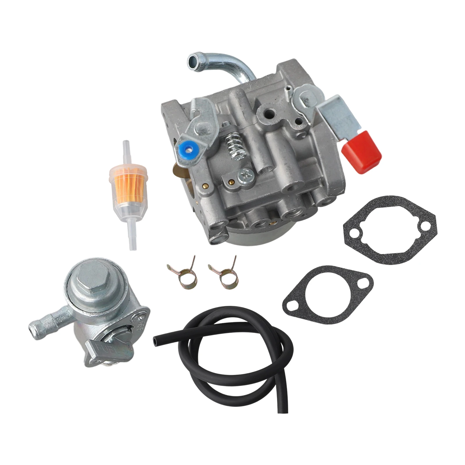

Fuel Shutoff Valve EXL8000 Carburetor 8 Piece Kit Easy Installation Improved Engine Power Output Reduced Emissions