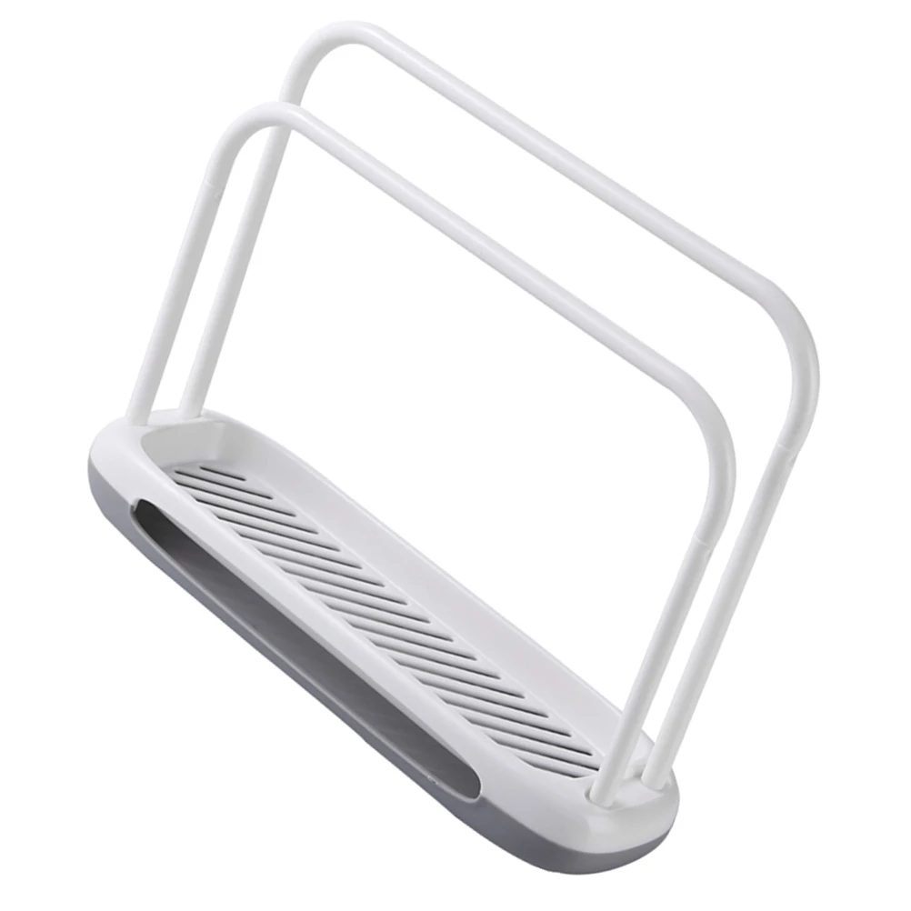 

Diatom Ooze Storage Rack Double layer Cleaning Cloth Holder Kitchen Bathroom Plastic organizer towel rack dish sponge
