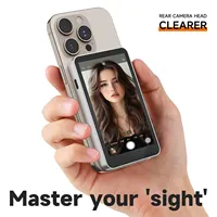XView Vlog Selfie Monitor Screen for iPhone & Android, Magnetic Wireless Rear Camera Phone Monitor with 164FT Range for YouTube