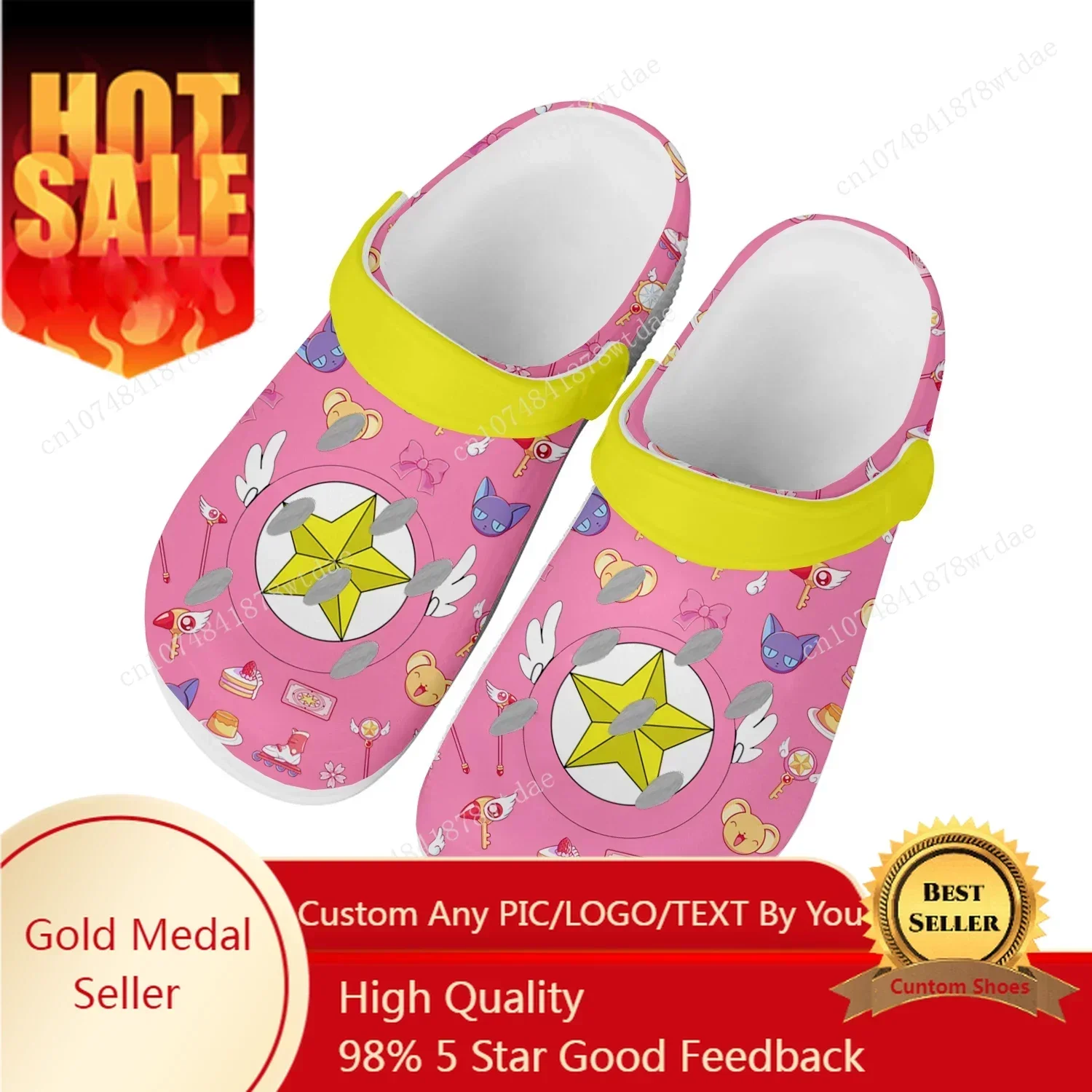 Cardcaptor Sakura Home Clogs Men Women Youth Boy Girl Customize Water Shoes Anime Cartoon Garden Beach Hole Slippers Sandals