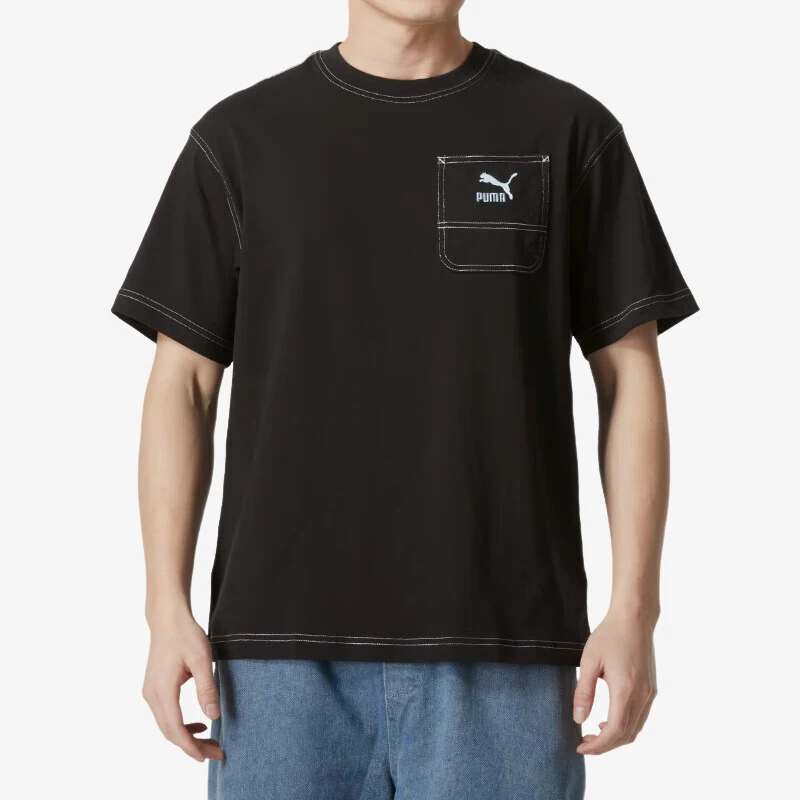 

Puma genuine New Men's Casual Sports Daily Fitness Short Sleeve T-Shirt 626858-01