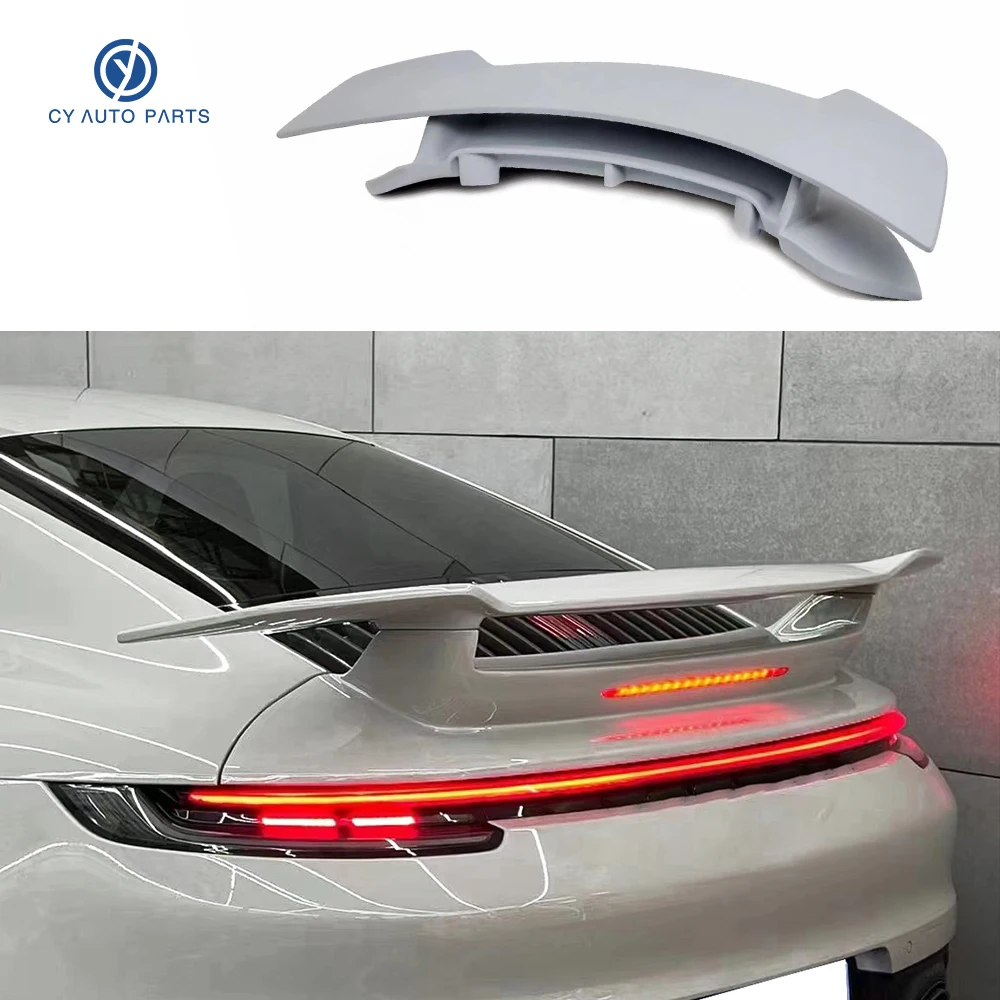 

High Quality Real Carbon Fiber Tail Rear Trunk Wing Spoiler Kit Refits SD Style For Porsche 911 992