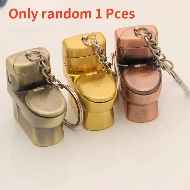 Metal Creative Little Old Man Butane Gas Lighter Fun Personality Mini Funny Windproof Lighter for Gift Cigarette Accessories