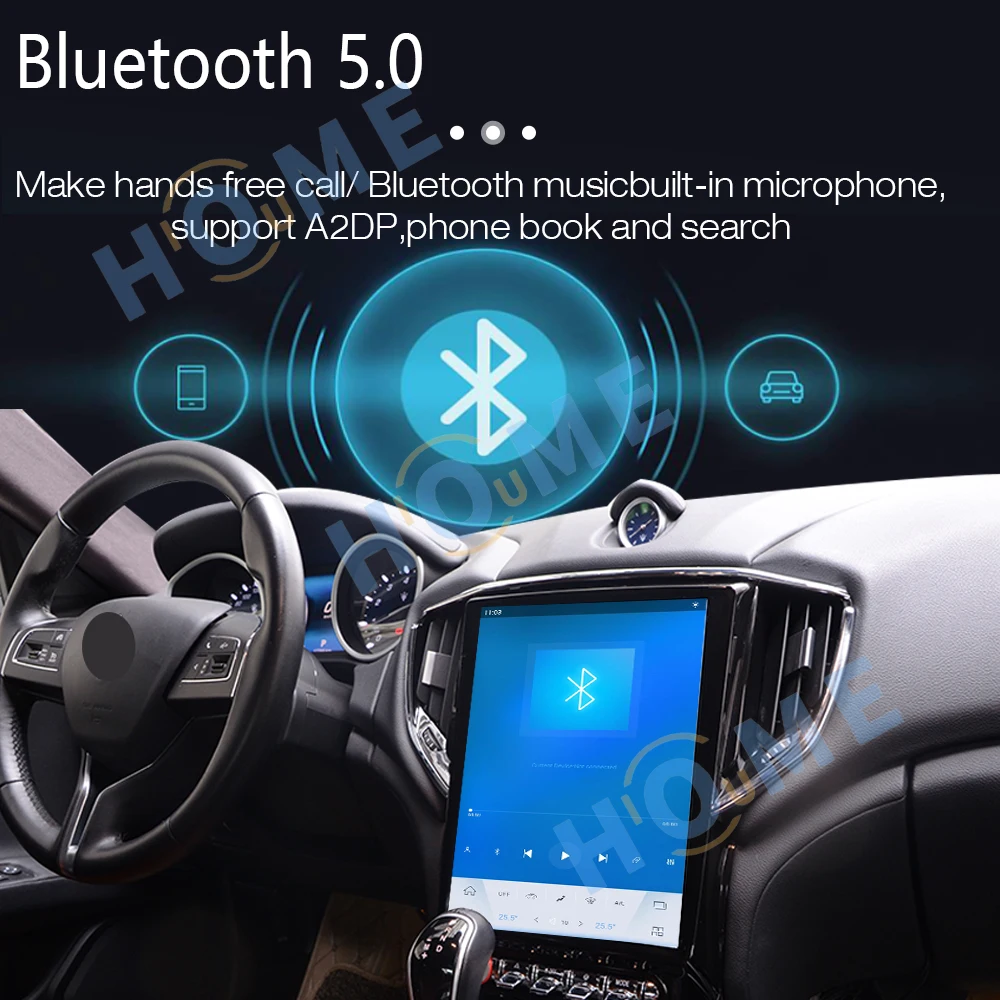 Car Radio Qualcomm Android 11 GPS Navigation For Maserati Ghibli 2014-2019 Tesla Screen CarPlay Auto Multimedia Player DSP WIFI