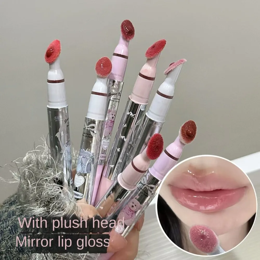 Sexy Glass Mirror Jelly Lip Gloss Nawilżający, długotrwały błyszczyk do ust Nieprzywierający kubek Kosmetyczne damskie szminki Narzędzia do makijażu