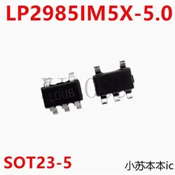 (20-50pce)100% New original LP2985IM5X-5.0  LP2985IM5x LP2985 LOUB L0UB SOT23-5  Chipset