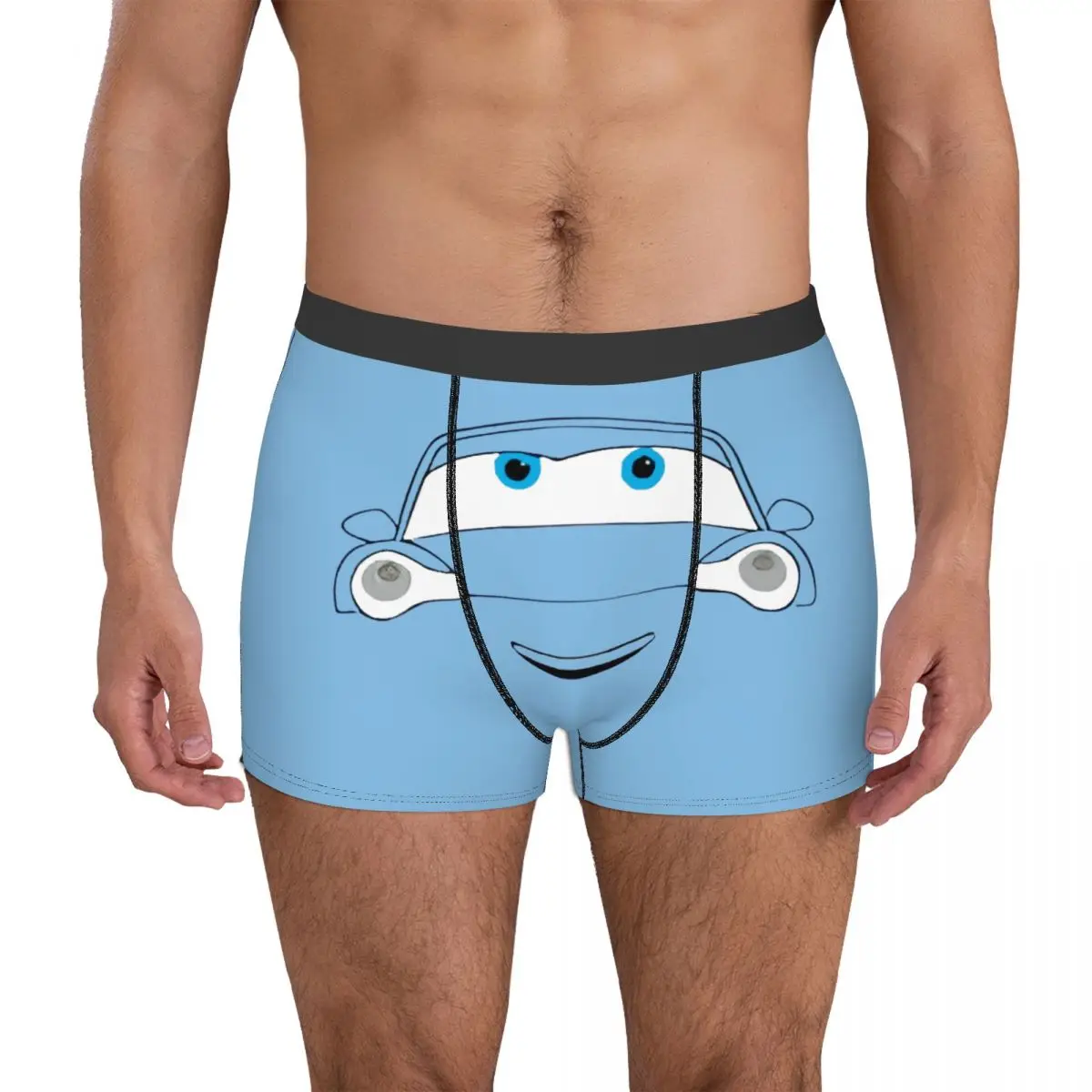 Man Sally Cars Lightning Mcqueen Lang Ondergoed Humor Boxer Briefs Shorts Slipje Mannelijke Zachte Onderbroek S-XXL