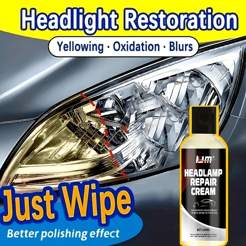 

Универсальный комплект для восстановления автомобильных фар, кристально прозрачное покрытие 100 мл, ремонт царапин, защита от желтений, полиэтиленовый материал, автомобиль