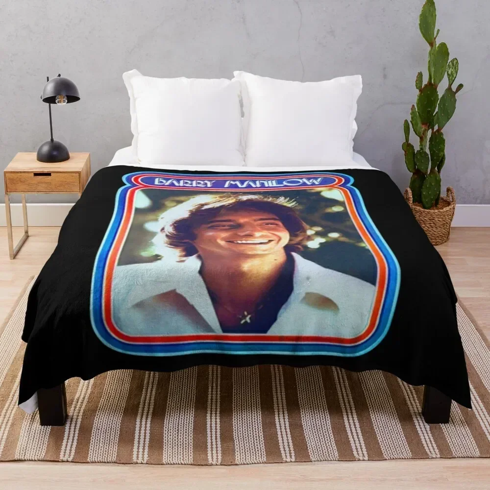 

Barry Manilow Throw Blanket Shaggy Furry Soft Blanket for Bedroom Living Room