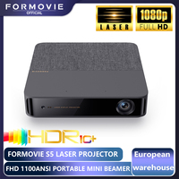 Formovie Fengmi S5 Laser Projector 1100 ANSI Lumen 1080P HDR Portable Home Theater Cinema Automatic Correction MEMC Smart Beamer