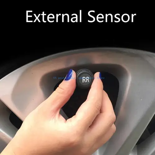 Imagen 2 del producto 41xa Auto TPMS Monitoreo neumáticos Alarma seguridad energía solar sensores presión del neumático