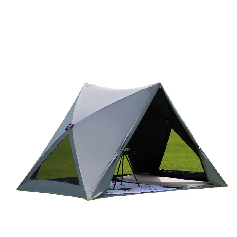 

Beach tent triangle tent portable outdoor camping automatic quick open sun protection beach tent park tent