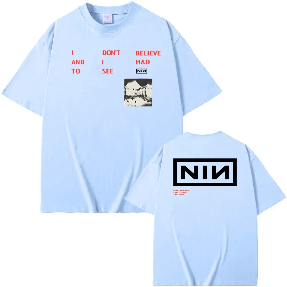 เสื้อยืด CBH LYRIC วง Nine Inch Nails สไตล์โกธิค คุณภาพสูง เสื้อยืดฮิปฮอป แขนยาว ผู้หญิง/ผู้ชาย ผ้าฝ้าย 100% คอกลม