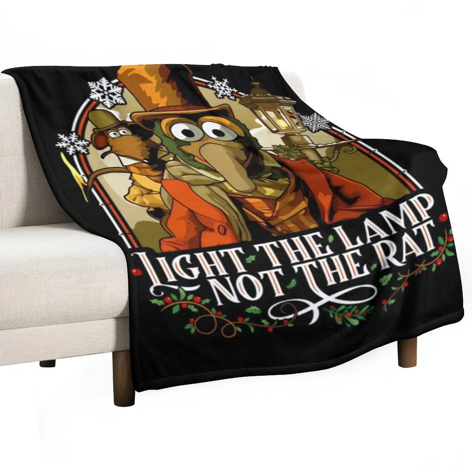 Muppet Christmas Carol - Gonzo & Rizzo Throw Blanket Bed covers Picnic Thins Cute Plaid christmas gifts heavy to sleep Blankets