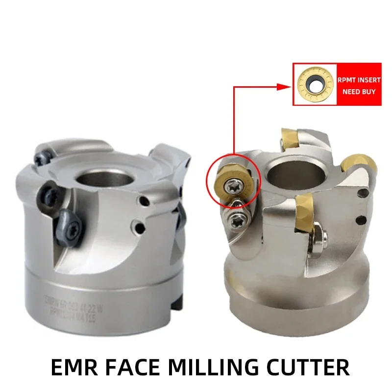 EMR 5R 6R 8R 50 63 80 100 125 160 EMRW Face Milling Cutter head EMR Face Mill Cutter Head For RPMT Insert Face mills Tool Holder