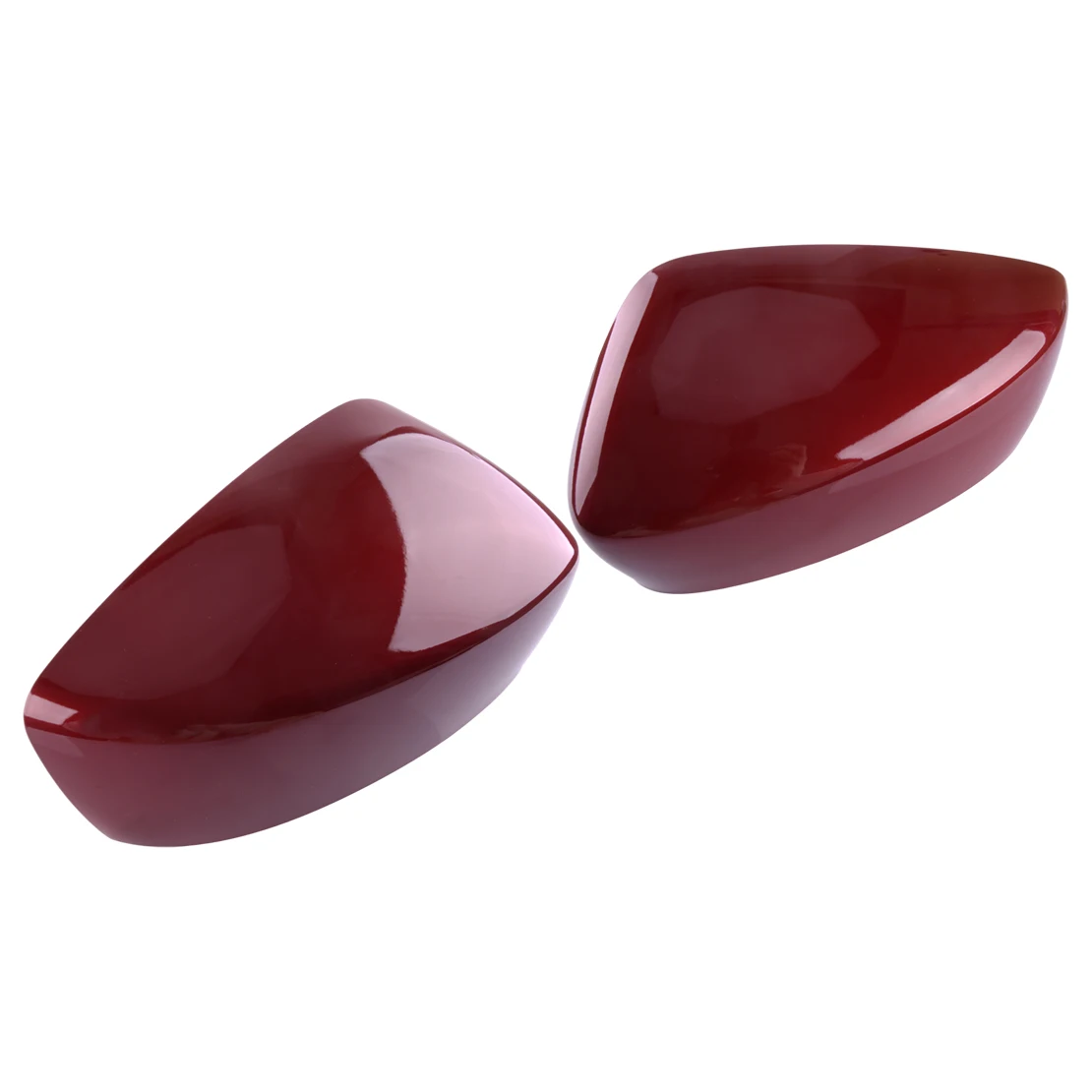

Car Left Right Side Rear View Mirror Cover Cap Fit for Mazda 3 Axela 2014 2015 2016 Red ABS