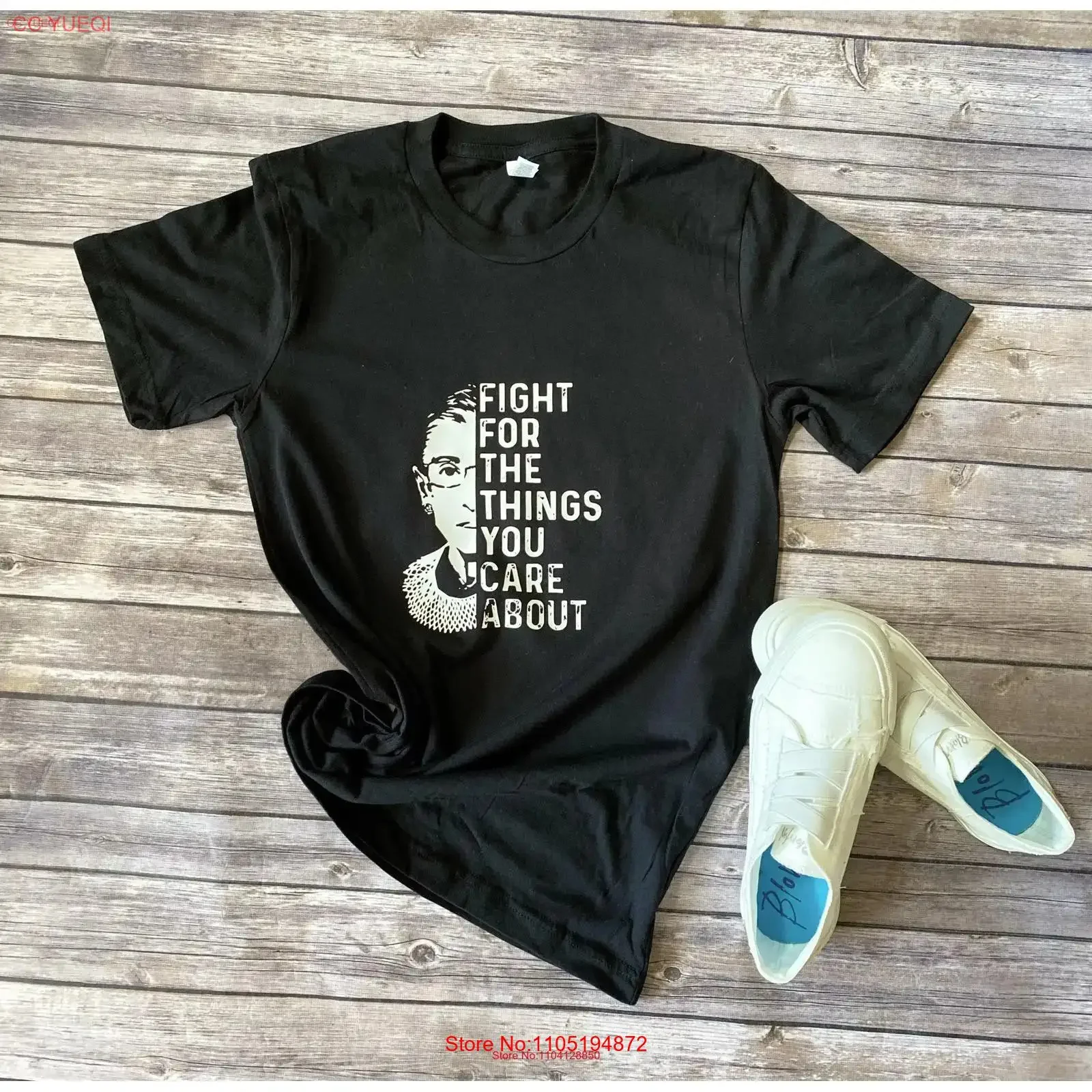 

Рубашка RBG Ruth Bader Ginsburg для борьбы с вещами, вы заботием о женских прав, феминистский винтажный стираный топ для повседневной носки