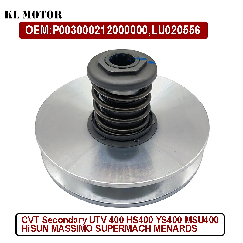 

Secondary Clutch for Stels 400H 450H Hisun Forge 400 Tactic 400 HS400 21400-F12-0000 LU020556 21400-003-0000