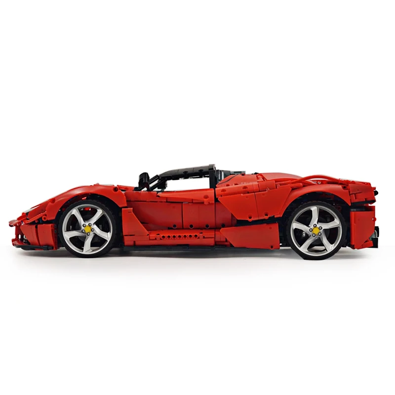MOC-194680 การวิเคราะห์ 1:8 Superกีฬารถชุดประกอบอาคารบล็อกอิฐHypercar Diyปริศนาของเล่นของขวัญคริสต์มาสสําหรับเด็ก