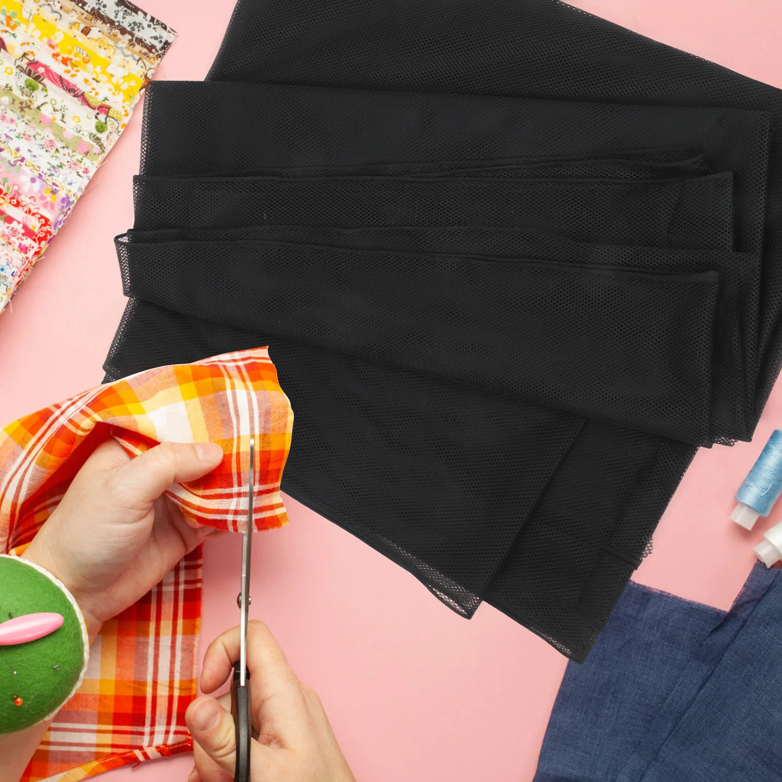 

Strong Mesh Fabric DIY Crafting Dresses Bags Backpacks Pockets Fine Mesh Design Breathable Comfortable Material