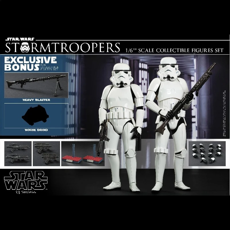 

In Stock HT MMS268 Star Wars Pseudo Stormtrooper Double Set Action Toy Figures Hobby Collectibles