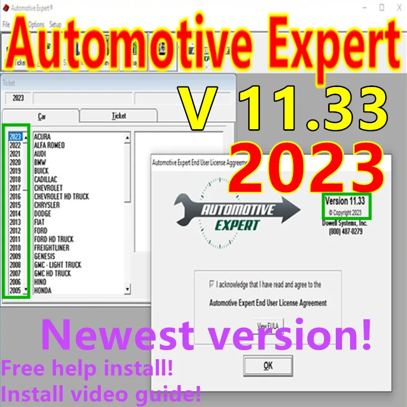 Newest 2023 Automotive Expert V11.33 Management Software+ TIME unexpire patch with Crack for unlimited install with install vide