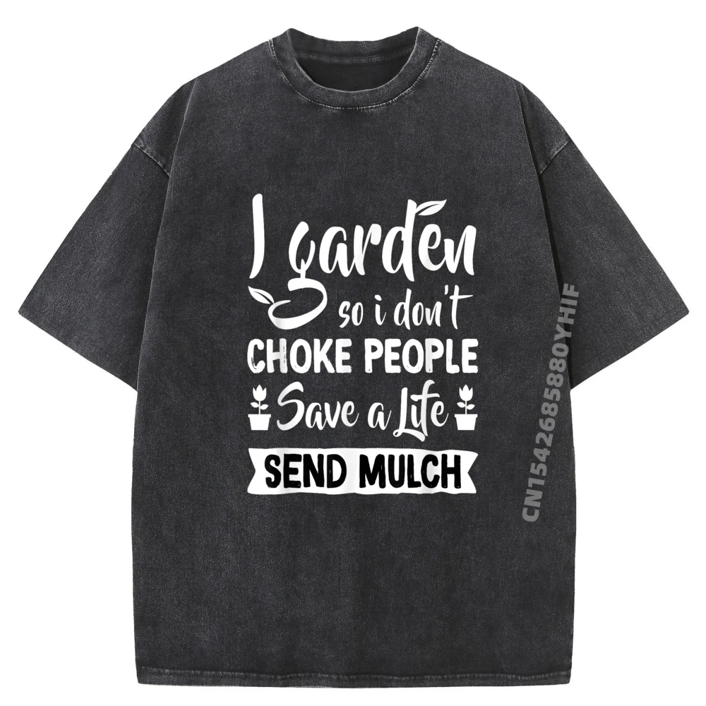 

Printed Tees I Garden So I Don Tshirts Discount Mens Graphic T-shirts Women Streetwear Washed Shirt Hip Hop