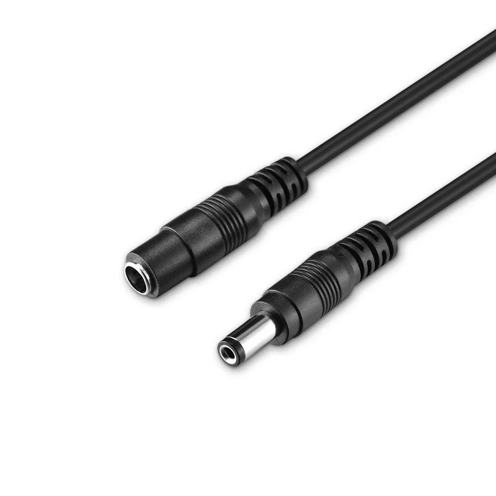 AZISHN DC 12V Power Adapter Extension Cable 3M/5M/10M 5.5*2.1MM Power Supply DC Interface For 12V Security CCTV IP Wifi Camera
