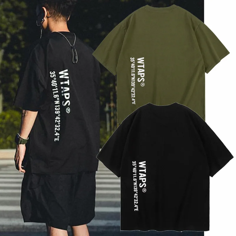 

2024ss Summer New WTAPS T Shirts Men Woman High Quality Heavyweight Cotton Loose Casual Lovers Trend Top Tees