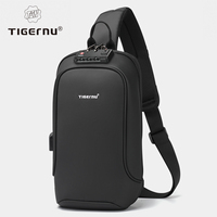 Lifetime Warranty Men Chest Bag 9.7inch Ipad Bag RFID Waterproof Shoulder Bags Outdoor Crossbody Bag For Teenager Messenger Bag