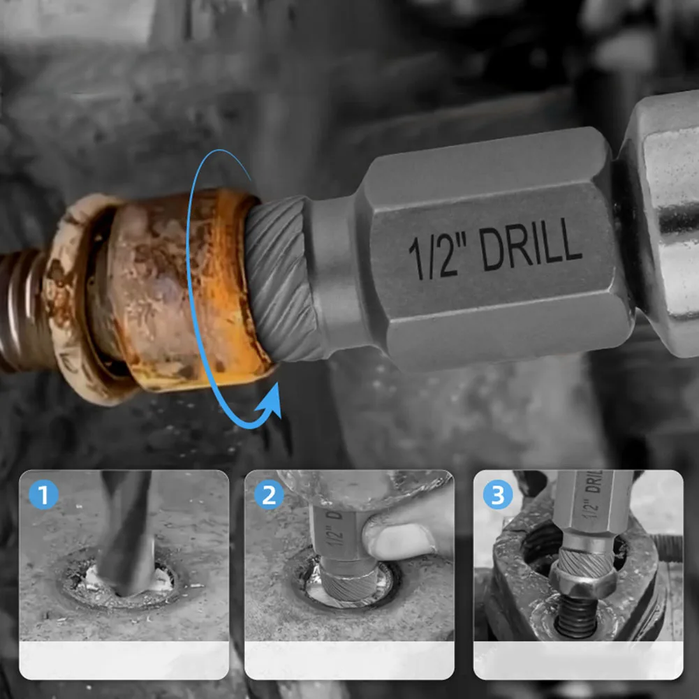 Professional Grade Screw Extraction Made Simple 25 ชิ้น MultiSpline Screw Extractor ชุด Hex Head Bit ประแจซ็อกเก็ต Bolt Remover