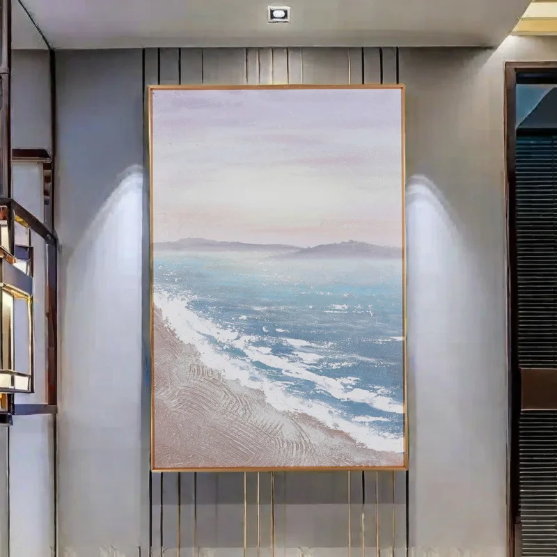 

Living room, sofa, background wall, decorative painting, abstract, flower, dining room, hanging painting, texture