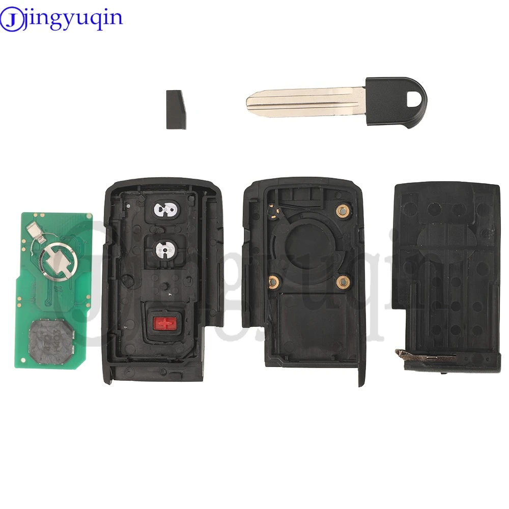 

jingyuqin FC:MOZB31EG 0030 4D B9 Chip 312/315/433MHz ASK Smart Keyless Go Fob For Toyota Prius 2004-2009 Car Remote Control Key