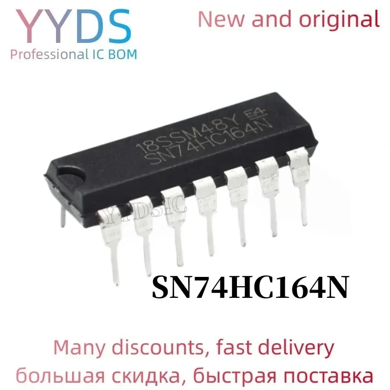 10PCS  SN74HC27N DIP-14 74HC27 DIP14 HD74HC27P SN74HC164N  NOR Gate 3-Element 3-IN CMOS 14-Pin PDIP Tube