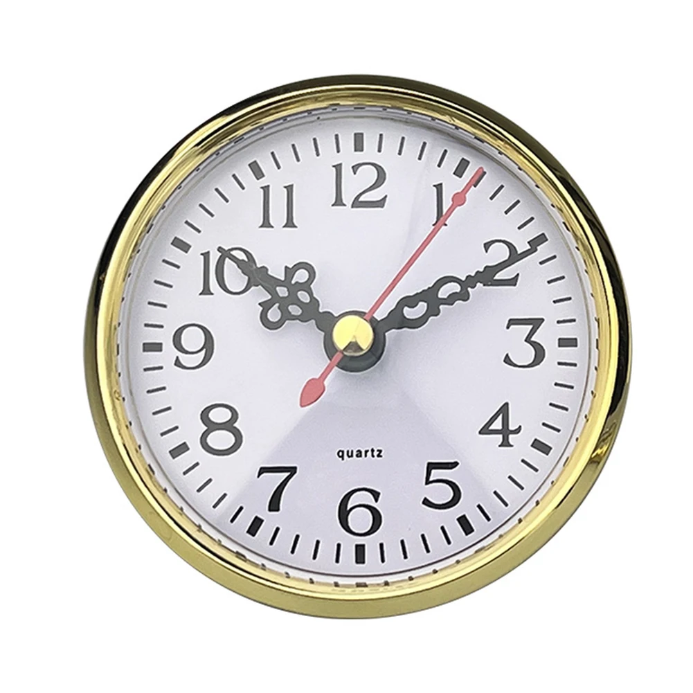 1Pcs 80mm Elegant Quartz DIY Clock Accessory Movement Round Clocks Round Clock Head Insert Repair Part Home Decor