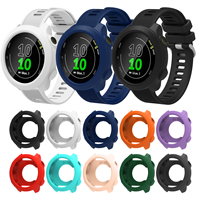 Silicone Strap For Garmin Forerunner 158 55 Replacement Watch Band + Protective Case Shell