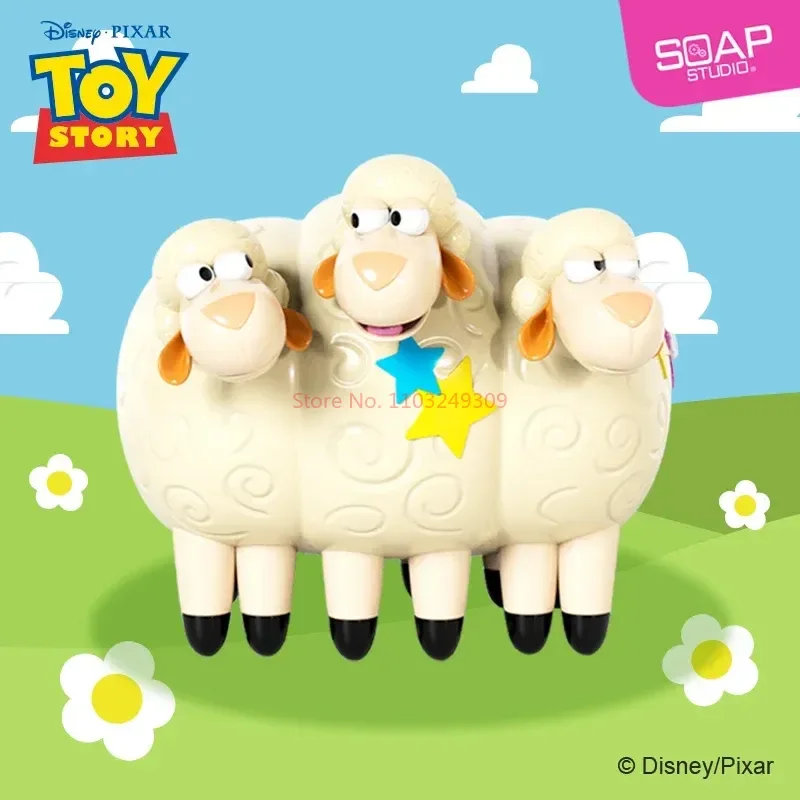 

Soap Studio Disney Toy Story Series Mini Shepherdess's Sheep Doll Mini Ornaments, Top Magnetic Absorption Nano Ornaments.