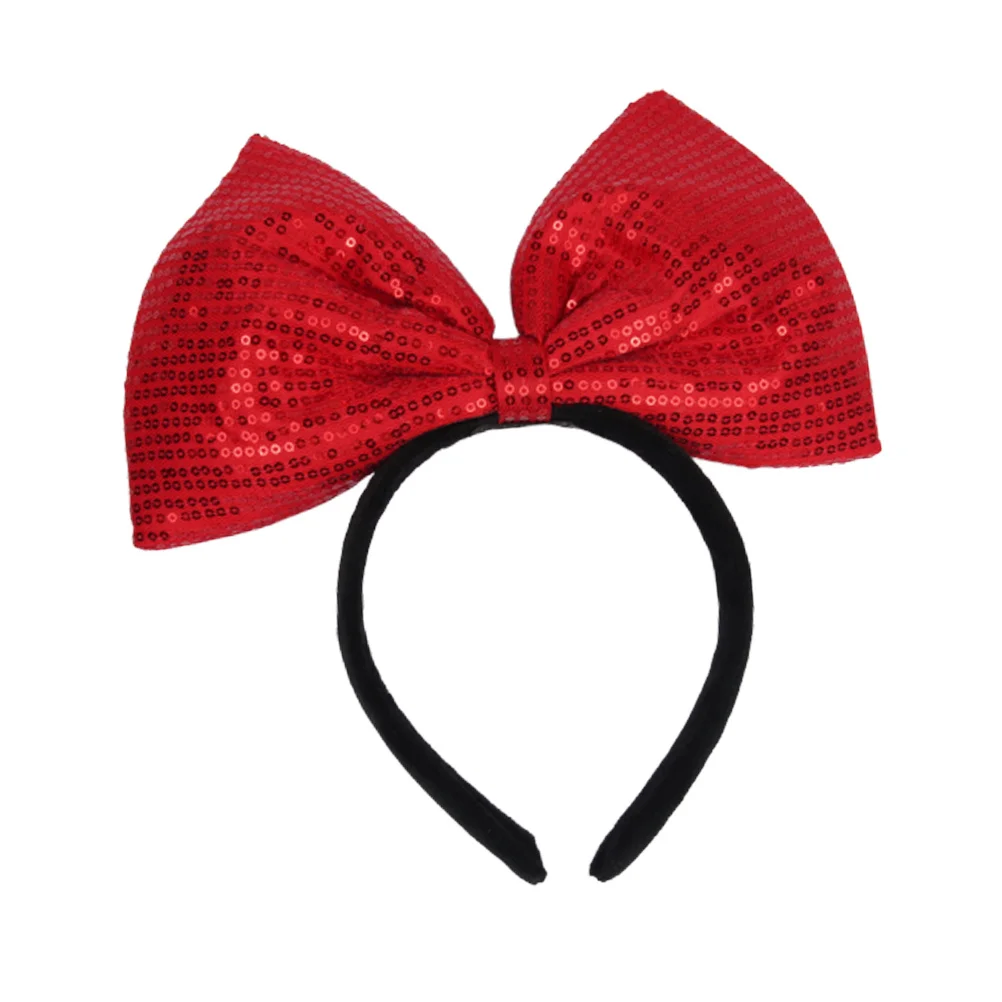 حساسة الترتر الأحمر الشعر هوب Bowknot تصميم لملابس الحفلات وأنيقة صور مواقع الشعر هوب الترتر عقال