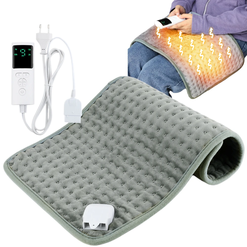 

30x60cm Electric Heating Blanket Multifunctional Hot Compress Pad Winter Warm-up Graphene Mat USB Charging Thermal Blanket