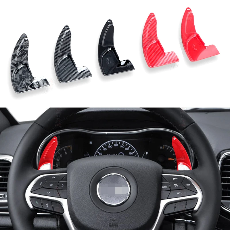 

For Jeep Grand Cherokee 2014-20 Dodge Charger Durango Car Steering Wheel Shift Paddle Shifter Extension