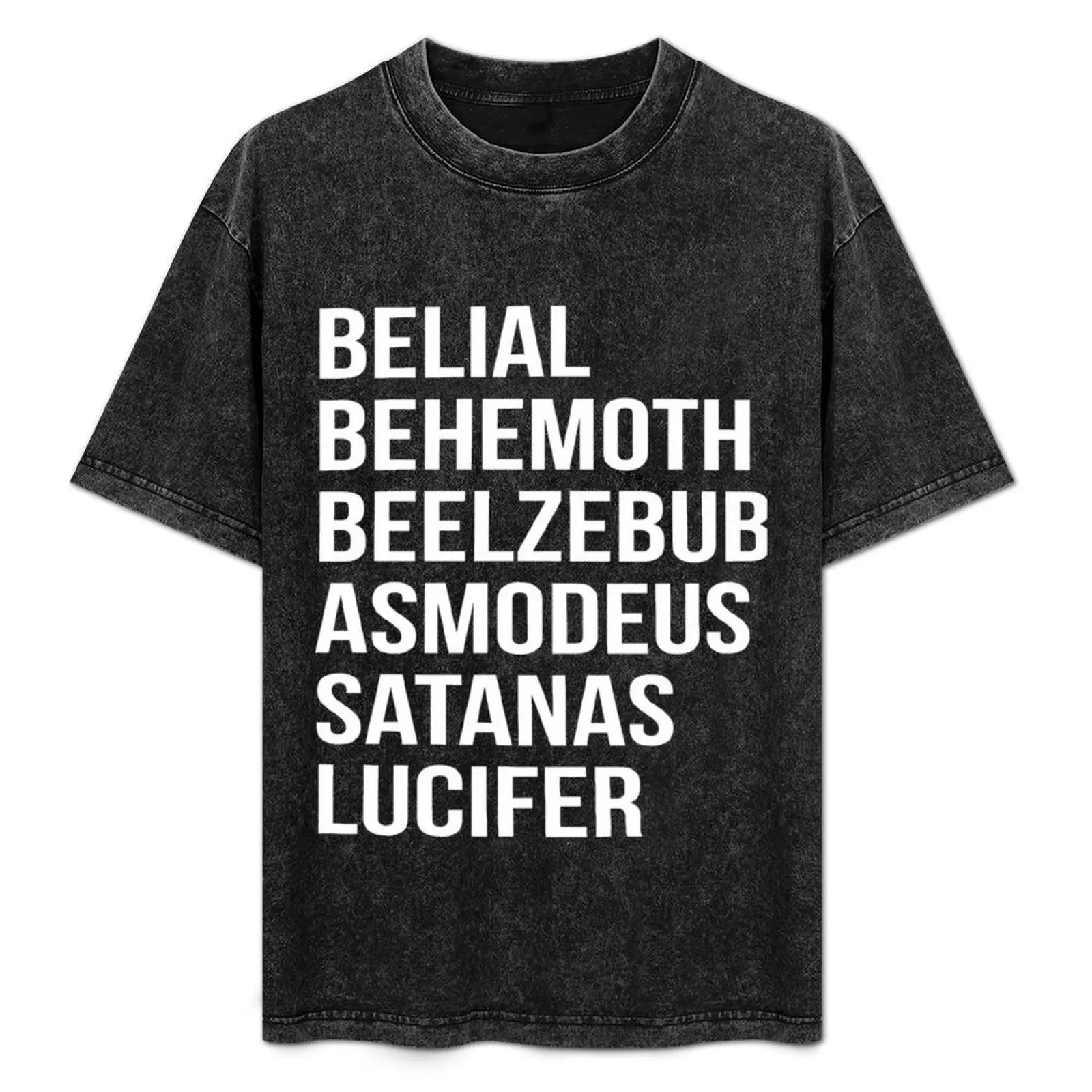 

Satanic Names, Ghost Inspired T-Shirt Stylish Print Short Sleeve Tee