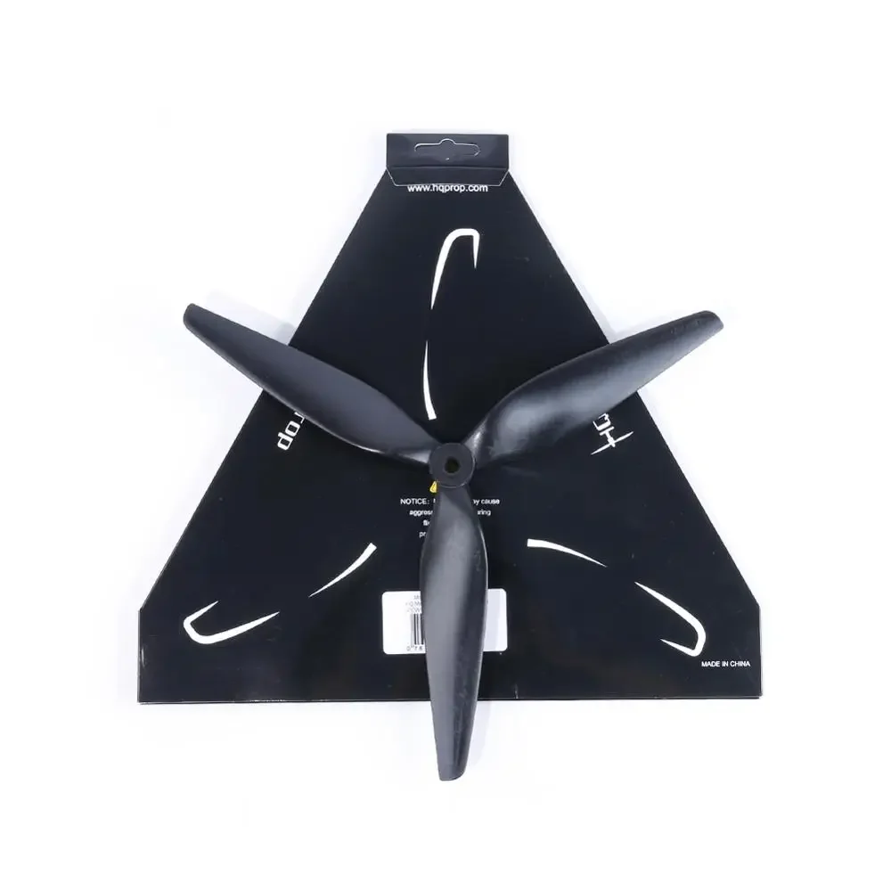 4szt HQ Macroquad Prop 10X5X3 / 9X5X3 1050/9050 10Inch/9Inch/8Inch 3 Blade / Tri-blade Black-carbon Reinforced Nylon Propeller