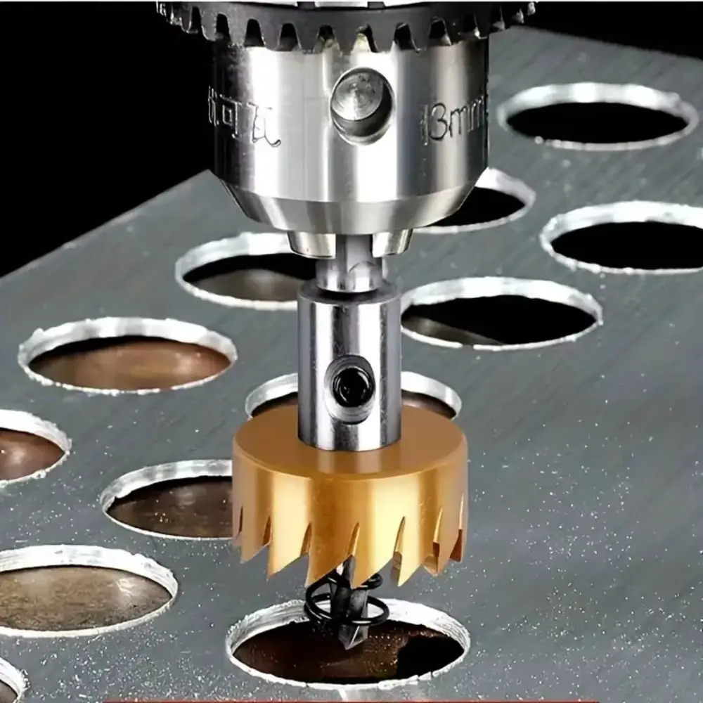 ヘビーデューティーホールオープナードリルビット高速度鋼 16/18.5/20/25/30 ミリメートルホールオープナーカッター耐摩耗性レンチ付き