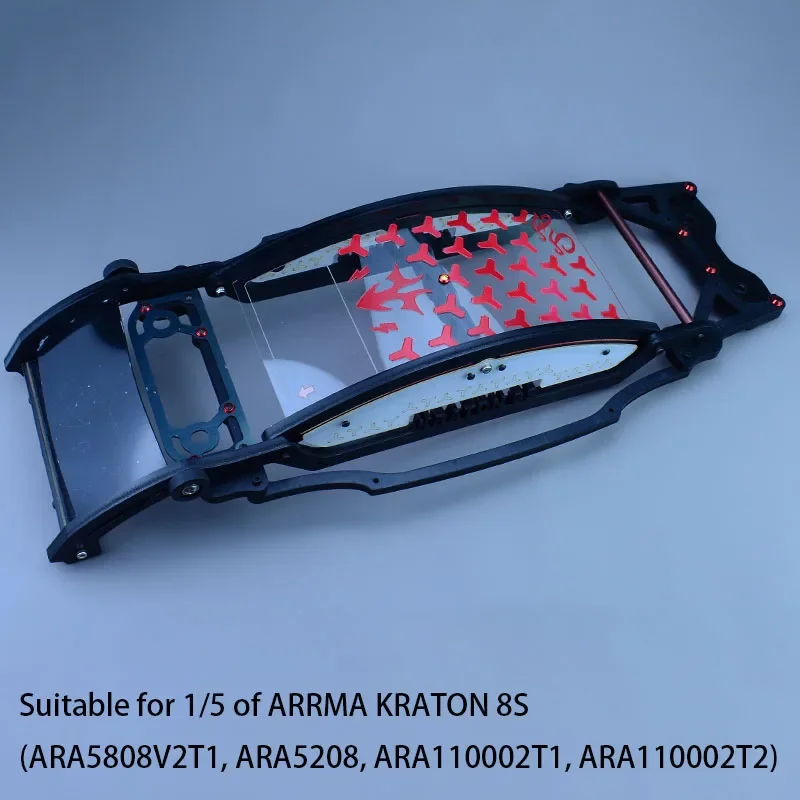 Simulation for 1/5 RC ARRMA KRATON 8S EXB Nylon Shell Based Roll Cage Body Collision Frame Stunt Truck Car